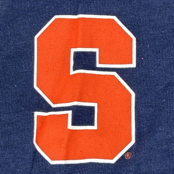 Syracuse Orange Shirt Men's L Blue Nike Regular Fit Long Sleeve Crew Neck - Picture 4 of 9